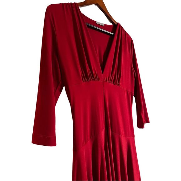 Classy Dancing Red dress with smooth & stretchy fabric Sz Small - Picture 4 of 8